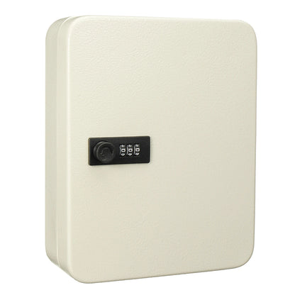 Security Car Combination Lock – Wall-Mounted Metal Storage Cabinet & Key Safe Box, Lockable Password Organizer for Home & Office