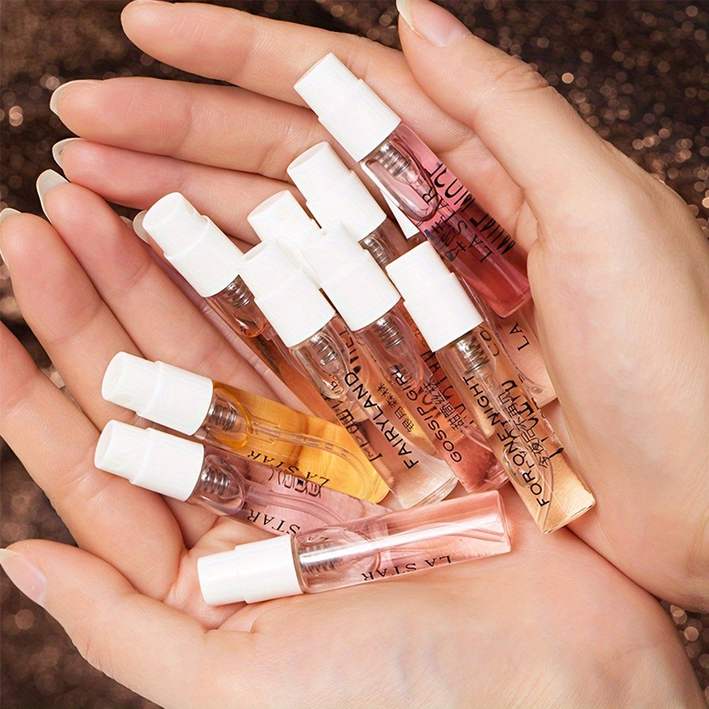 LASTAR Women's Spray Perfume Set - 8-Piece Gift Box, Long-Lasting Fragrances of Fresh Flowers, Fruit, Citrus and Wood