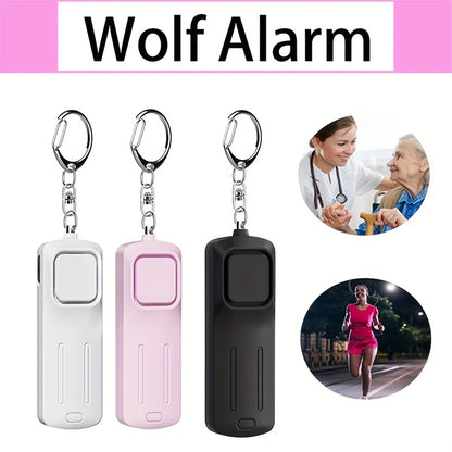 130dB Self-Defense Alarm – Anti-Wolf Women’s Security Alert Keychain, Loud Emergency Scream for Personal Safety