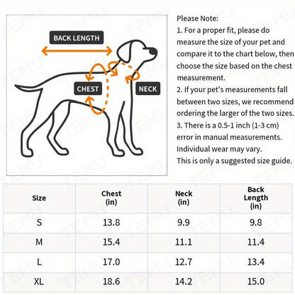 New Dog Hoodie, Pet Sweatshirt With Pocket In The Back, For Small Dogs