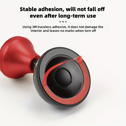 Metal Car One-Touch Start Button Cover – Push-to-Start Rocker Lever for Engine Start/Stop, Decorative Ball-Bar Starter Accessory