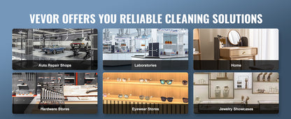 SucceBuy Ultrasonic Cleaner – 2L to 15L Portable Dishwasher with Timer for Home Use